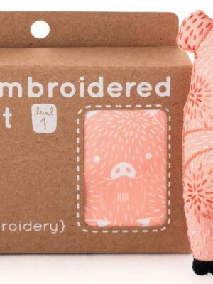 Kiriki Press Pig embroidery all done with the box