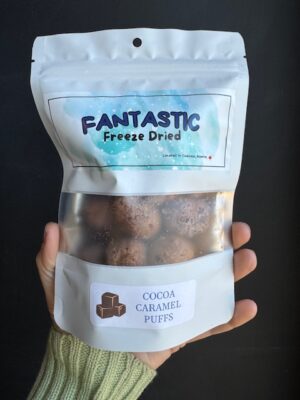 Fantastic Freeze Dried Cocoa Caramel Puffs