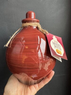 Money pot Mulled wine burgundy brown