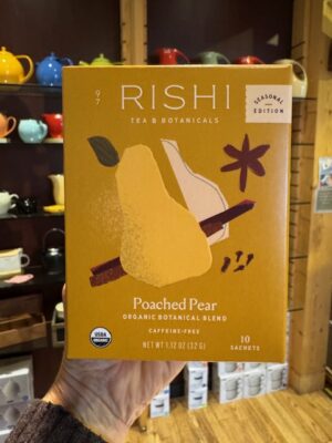 Rishi seasonal tea Poached pear herbal tea bags
