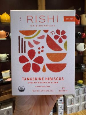 Rishi tangerine Hibiscus herbal tea bags