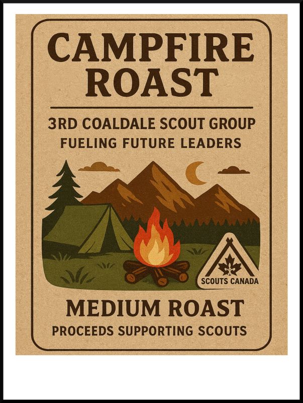 3rd Coaldale Scouts Fundraising Coffee Campfire Roast