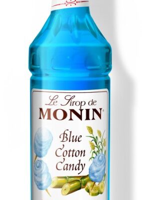 Monin Blue Cotton Candy Syrup, 1L bottle