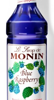 Monin Blue Raspberry Syrup, 1L bottle
