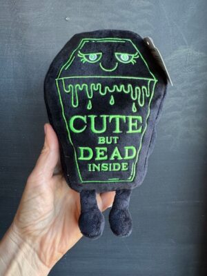 Punchkins stuffie black coffin - Cute but dead inside