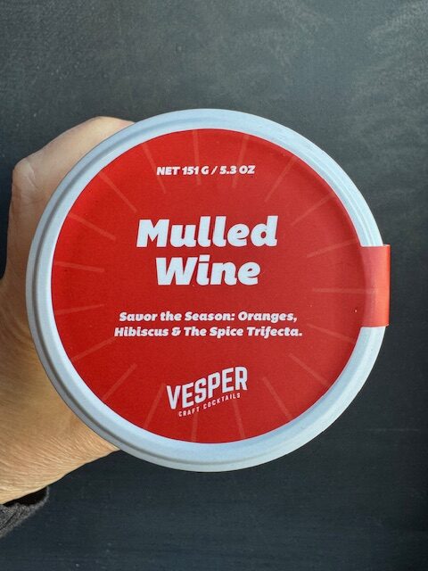 Vesper craft cocktail lid for mulled wine