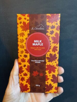 Le Chocolatier Canadian Maple Milk Chocolate Bar