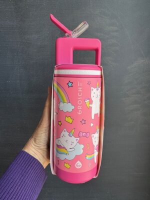 Grosche Alpine Flip & Sip 16 oz Unicorn Kitty Water bottle