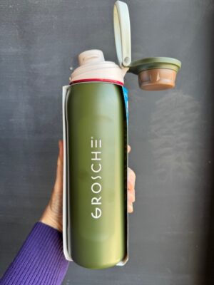 Grosche Kamloops Chug Lid 24 oz Forest Silk Green Water bottle