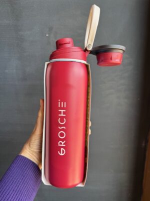 Grosche Kamloops Chug Lid 24 oz Velvet Cherry Red Water bottle