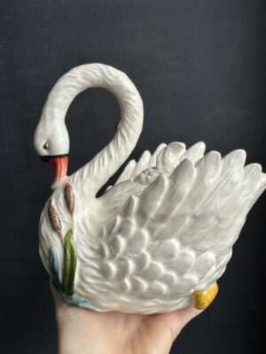 Blue Sky Clayworks Swan Teapot