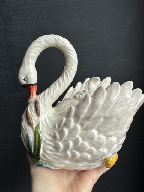 Blue Sky Clayworks Swan Teapot