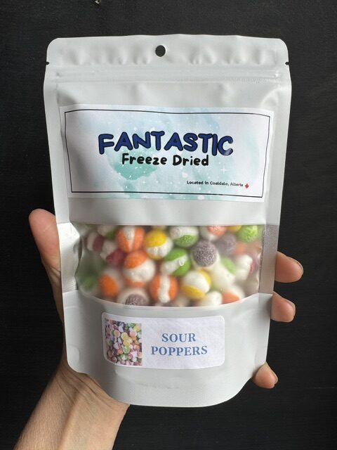 Fantastic Freeze Dried Sour poppers skittles