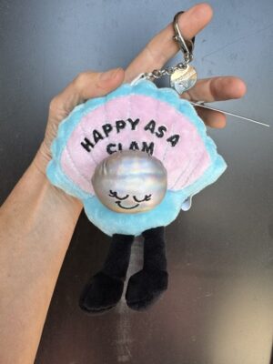Punchkins bag charm Happy as a clam