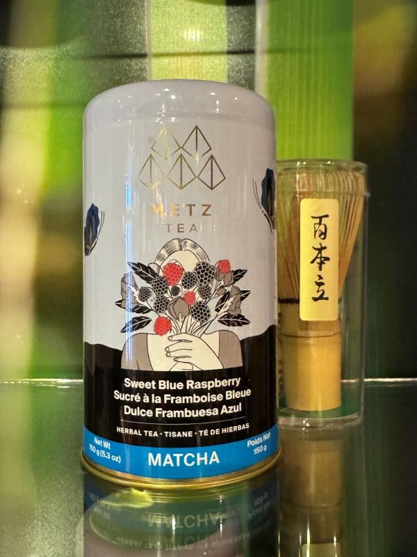 Metz Sweet Blue Raspberry Herbal Tea Matcha Powder