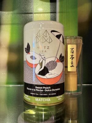 Metz Sweet Peach Green Tea Matcha Powder