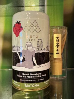 Metz Sweet Strawberry Green Tea Matcha Powder