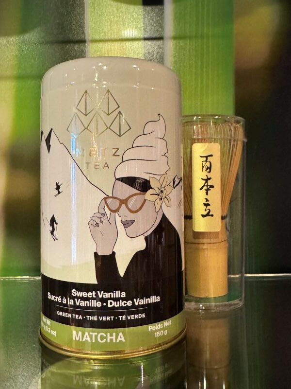 Metz Sweet Vanilla Green Tea Matcha Powder