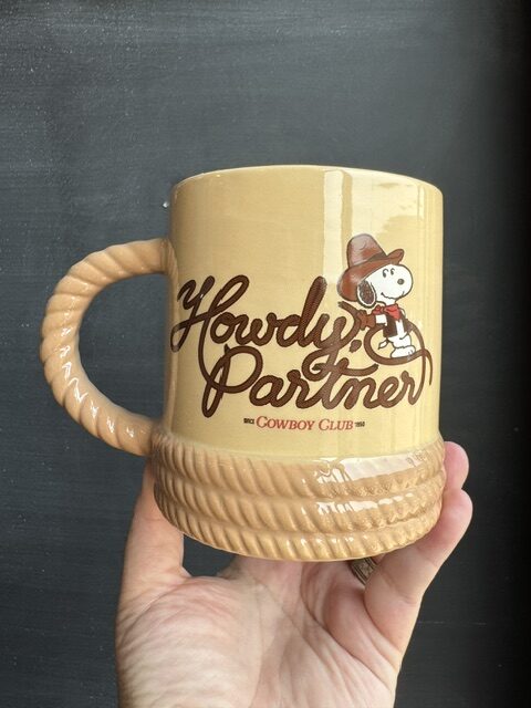 Peanuts Snoopy Howdy Partner Mug