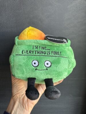 Punchkins Stuffy - dumpster fire - I'm fine, everything's fine