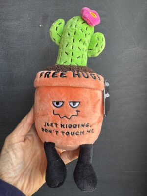 Punchkins Stuffy - Free hugs Cactus - Just kidding, don't touch me.