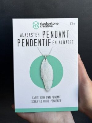 Studiostone Alabaster Feather Pendant Kit