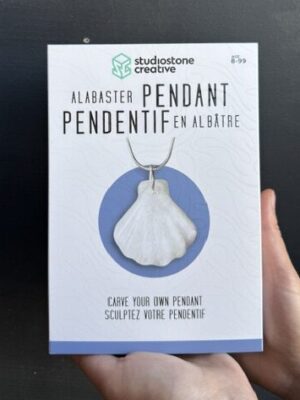 Studiostone Alabaster Shell Pendant Kit