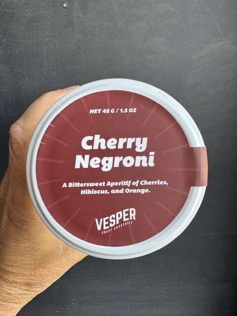 Vesper Cherry Negroni lid