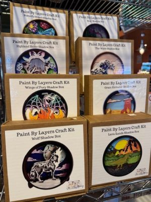 Shadowbox painting kits