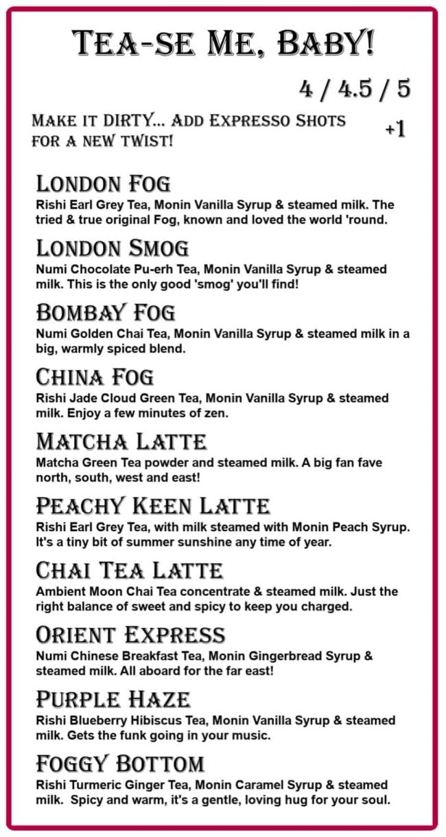 Teas Me Online Menu (1) Teas Me Online Menu (1)